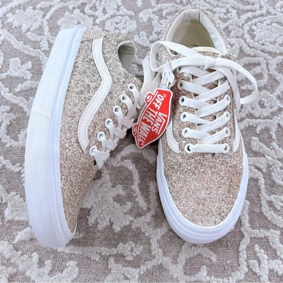 NWT Vans Old Skool Chunky Glitter Sneaker - Picture 3 of 11